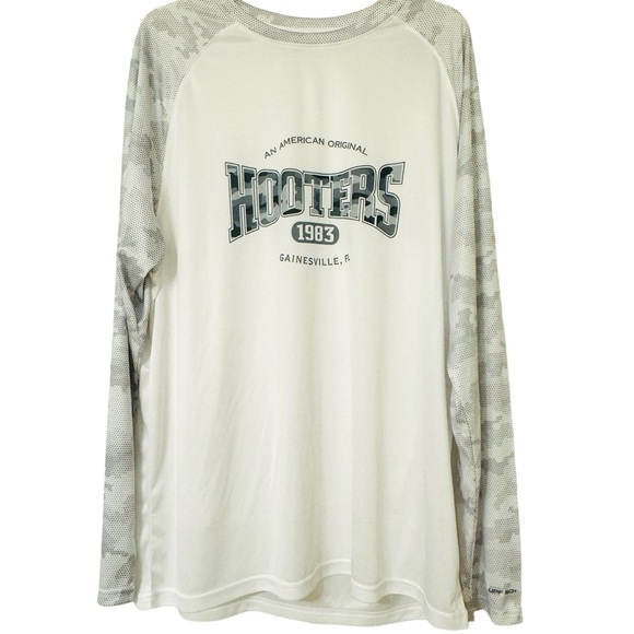 Men’s NEW HOOTERS Paragon XL SPF Sun Protection 50+ Long Sleeve Athletic Shirt - Picture 10 of 10